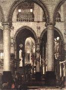 WITTE, Emanuel de Interior of a Church china oil painting reproduction